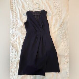 Club Monaco navy crepe dress